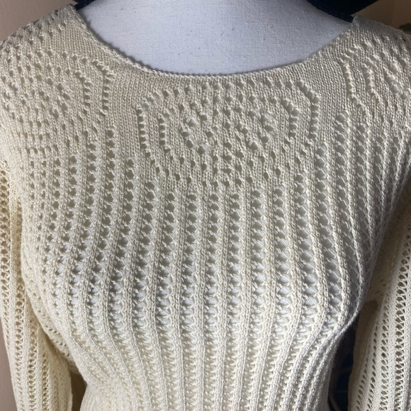 Boho Crochet Sweater NWT - Picture 10 of 15